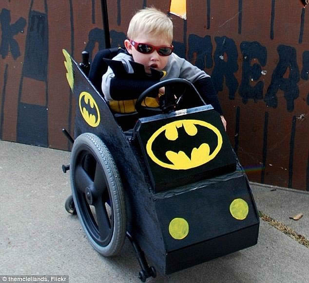 batman wheelchair costume