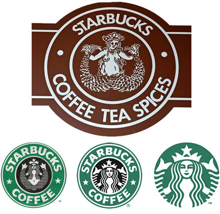 Starbucks Logos In History