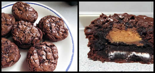 peanut butter cup brownie - feature