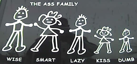 Car Sticker Family