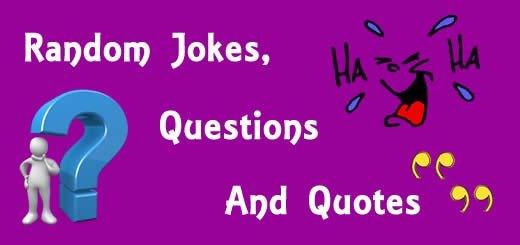 Random Jokes, Questions and Quote Cover