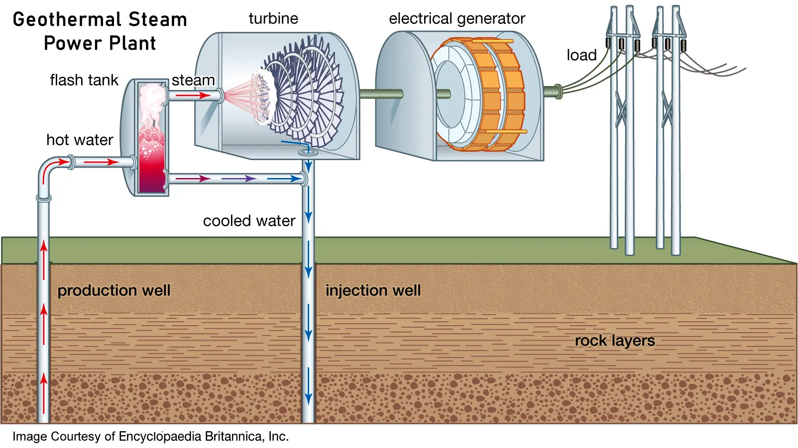 how geothermal power plants work