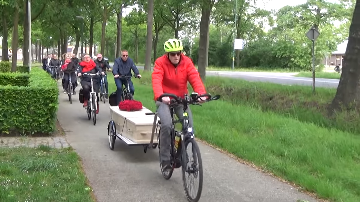 bicycle funeral