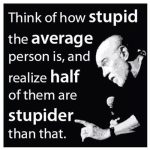 George Carlin quote about stupidity