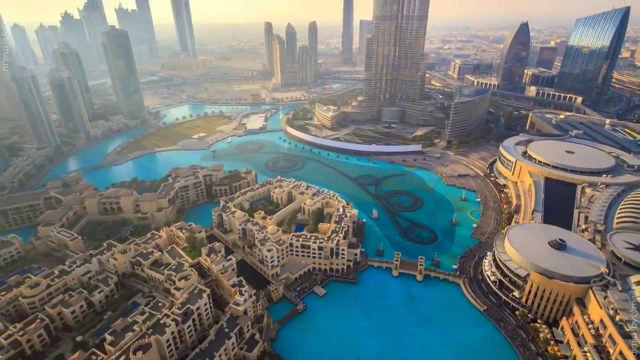 an aerial view of the city of Dubai