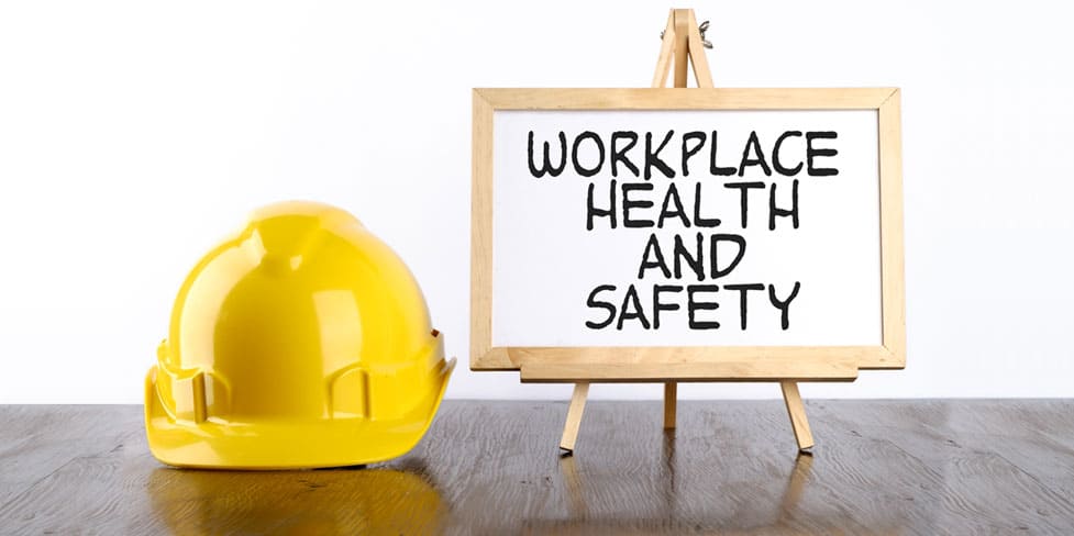 workplace health and safety sign